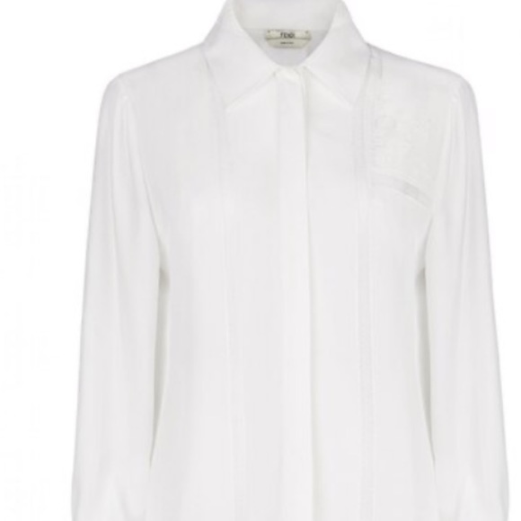 Elegant fendi blouse. {open to offers} - Picture 2 of 3
